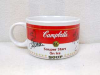 1998 CAMPBELLS SOUPER STARS ON ICE SOUP COFFEE MUG  
