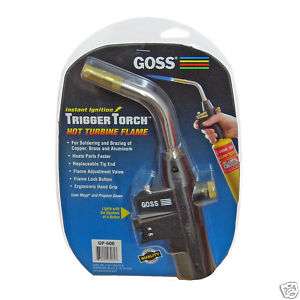 GOSS GP 600 Instant Ignition Self Lighting Hand Torch 662999030613 
