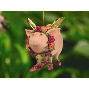  Krinkles Rose the Flying Pig Ornament