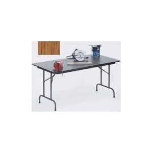   , Inc Gray Granite Melamine Top Folding Table 24 x 60