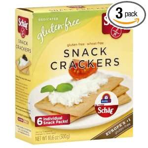 Schar Gluten Free Snack Crackers Grocery & Gourmet Food