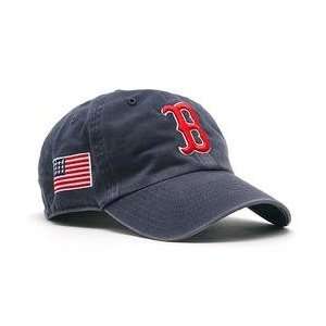  Boston Red Sox Franchise Cap w/US Flag   Navy Extra Large 