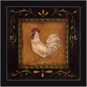  Rooster Ii French Country Cottage Decor Kitchen Framed 