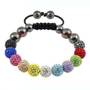 Crystal/Hematite Disco Ball Friendship Bracelets By The Jewels [Multi 