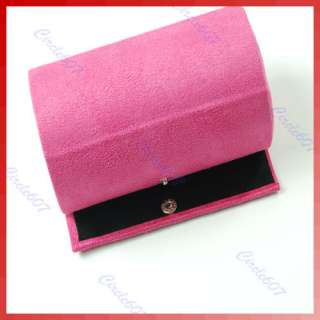 Velvet Jewelry Ring Bracelet Earrings Storage Container Organizer Box 