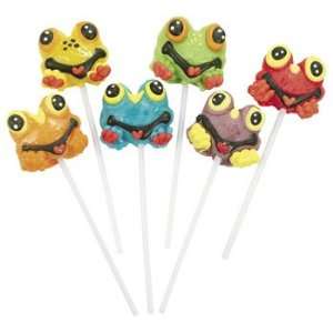 12 Frog Shaped Suckers   Suckers & Pops Grocery & Gourmet Food