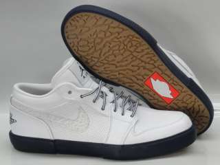 Nike Air Jordan Retro v.1 White Blue Sneakers Mens Size 13  