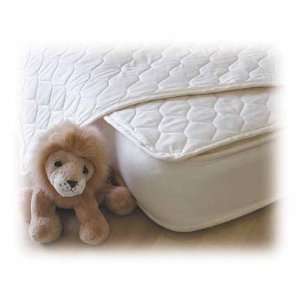    Suite Sleep Quilted 100% Organic Cotton Crib Mattress Pad Baby