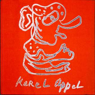 Karel Appel (The Face of Appel) cloth bound book   1977  