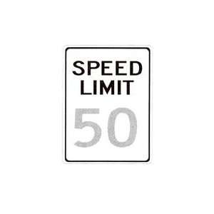    Metal traffic Sign 24x30 Speed Limit Sign Patio, Lawn & Garden