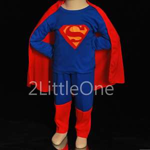 Superman Hero Kid Boy Fancy Party Costumes Outfit 2T 7  