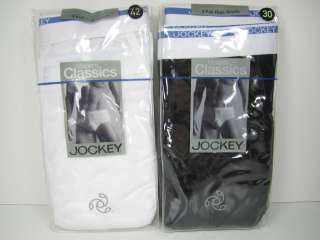   Classics Mens Full Rise Briefs 3 pack White Black NWT Underwear  