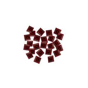   of 3x3 mm Square Step Cut Matching Loose Garnet (24 pcs set) Gemstones