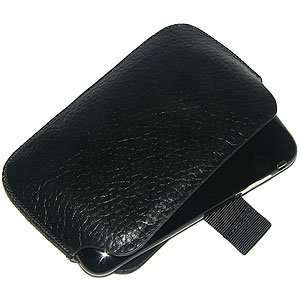 New Amzer Horizontal Perfect Slip Genuine Leather Pouch Ribbon Pull 