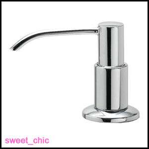 SOAP PUMP DISPENSER CHROME ~ Kitchen Sink or Bath ~ NEW  