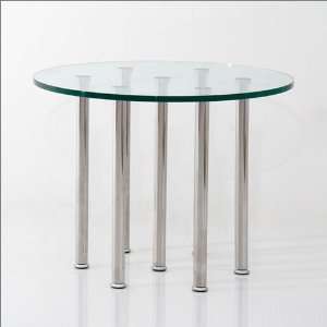   end table with 7 stainless steel legs by GFI Furniture