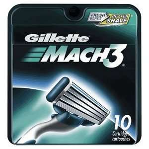  Gillette MACH3 Cartridges, 10 Count Blister Sustainable 