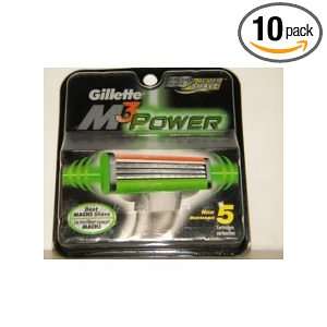  Gillette M3 Power Razor Cartridges 5 ct (Pack of 2 