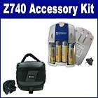 Kodak Z740 Digital Camera Accessory Kit By Synergy (Charger, Case)
