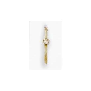  Hello Kitty Watch (Gold Face Shape) Watch with Rhinestone 