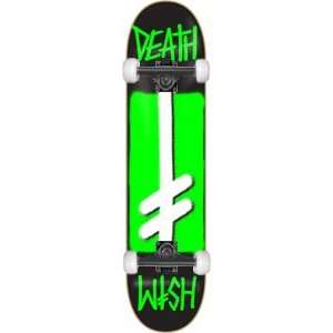  Deathwish Power Logo Complete   8.3875 Green w/Spitfire 