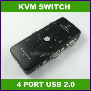 MT 401UK 4 Ports USB 2.0 KVM SWITCH Box for PC Monitor  