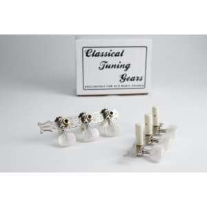   Lyre Style Guitar Tuners with Pearl knobs 2CP Musical Instruments