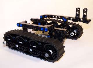 LEGO TECHNIC TANK TRACK TREADS STARTER KIT, MINDSTORMS WHEELS, BLACK 
