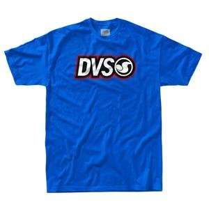 DVS Logo T Shirt   X Large/Red/Black/Blue Automotive