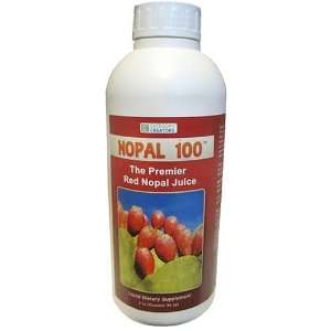 Bottles of Nopal 100 Red Juice 100% Pure Natural Concentrate   2 Pak