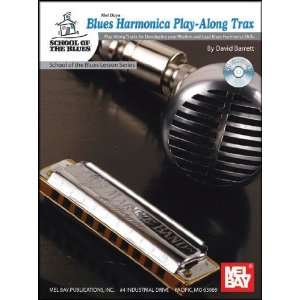  Mel Bay Blues Harmonica Play Along Trax Book and CD 