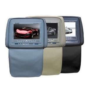 Inch Headrest Monitor Package Cream One with Built In DVD Player 