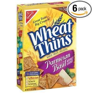 Wheat Thins, Parmesan Basil, 9.5 Ounce Grocery & Gourmet Food
