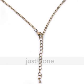   Women Ladies Gorgeous Heart Multi Charm Pendants Long Necklace Chain
