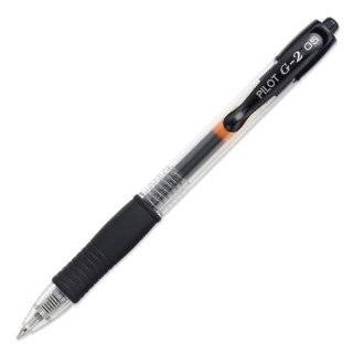   Ink Roller Ball Pen, Extra Fine Point, Clear Barrel, Black Ink, 12
