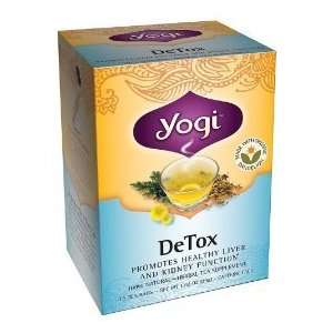 Yogi Herbal Tea, DeTox, 16 tea bags (Pack of 3)  Grocery 