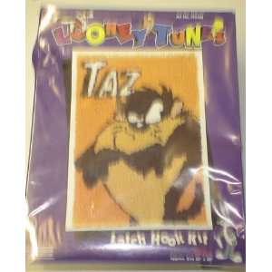   Looney Tunes Tasmanian Devil Taz Latch Hook Kit Arts, Crafts & Sewing