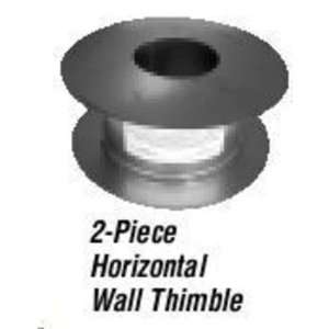   RTG20002N Round Face 2 piece Horizontal Wall Thimble