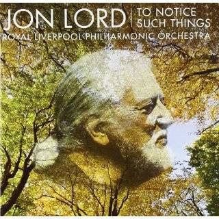 To Notice Such Things by Lord, Irons and Rlpo ( Audio CD   May 11 