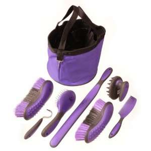  Deluxe Horse Grooming Kit 8pc Pink