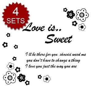  Sweet Love Wall Quotes, Wall Stickers (Wholesale Price For 