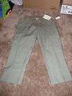   BABY BY MOTHERHOOD MATERNITY CROPPED PANTS CAPRIS UNDER BELLY SZ M L