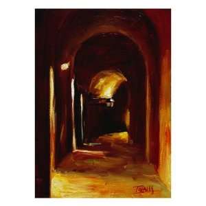  Interior Arches in Perugia Giclee Poster Print