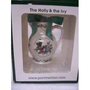  Portmeirion The Holly & The Ivy Pitcher Urn Ornament 