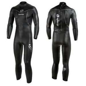  Synergy Hybrid Full Sleeve Wetsuit Mens M1 Black Sports 