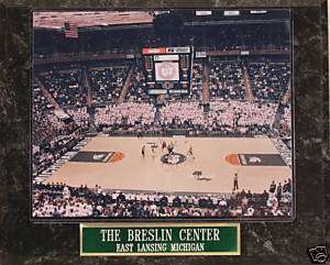 Breslin Center Michigan State Basketball Plaque NICE  