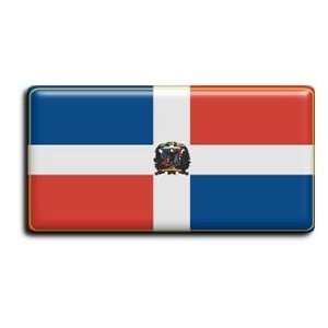 Dominican Republic   3D Decal (Rect)