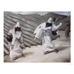   Dead Bodies Carried Away Giclee Poster Print by James Tissot, 32x24