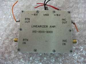 Microwave RF Linearizer Amplifier 910 8569 6000 SMA  