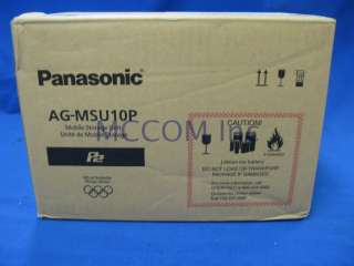 This auction is for a Panasonic AG MSU10P P2 Media Storage Unit that 